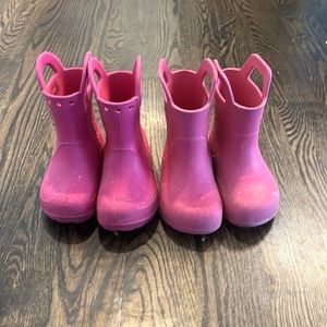 Crocs toddler rain boots
